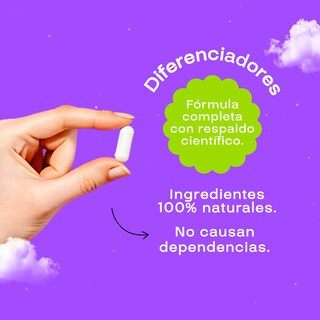 Foto 4 | Suplemento Alimenticio Amarte Labs Glicinato de Magnesio + Gaba + 5-htp 60 Cápsulas