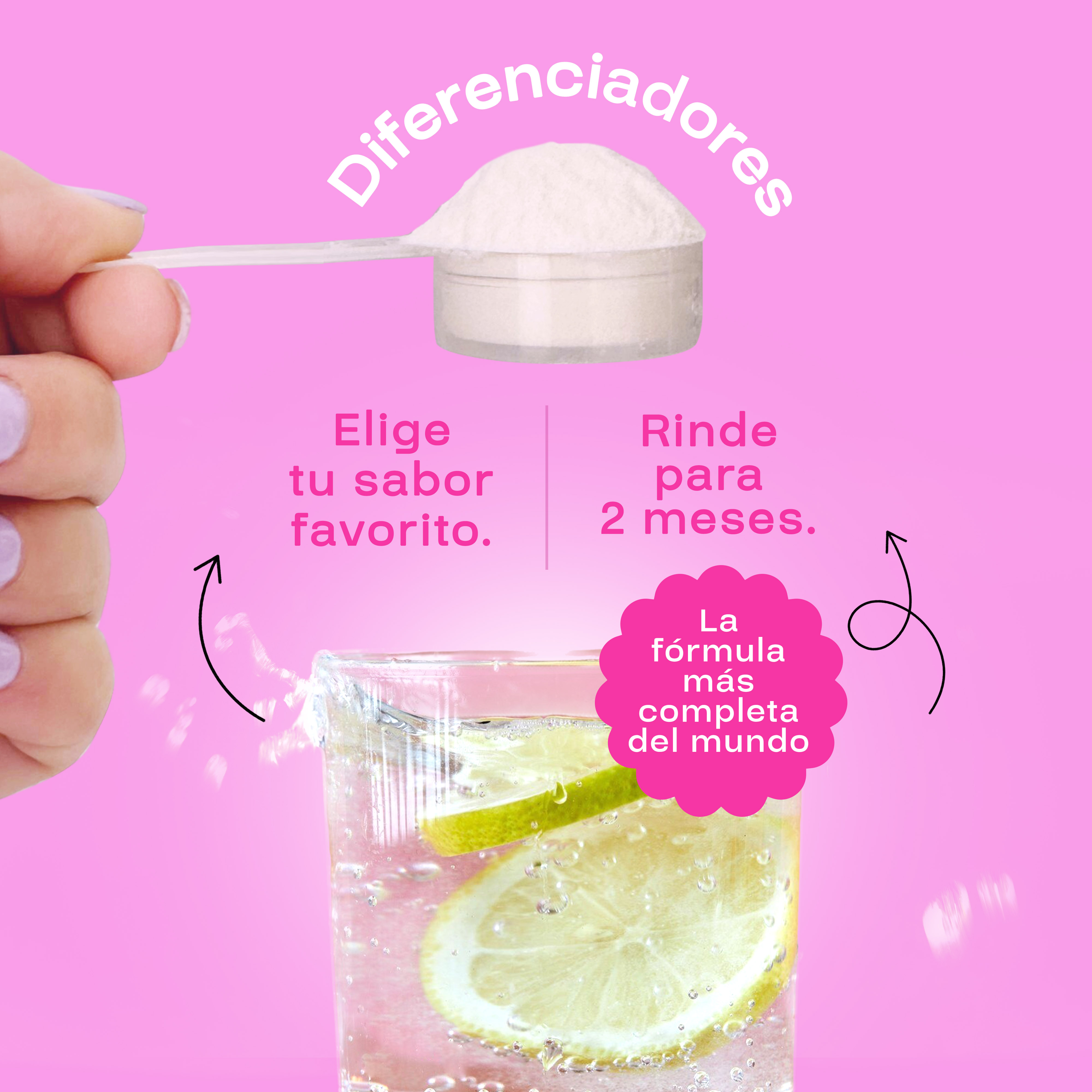Foto 5 pulgar | Suplemento Amarte Labs Myo & D-chiro Inositol Lima Limón 300 gr
