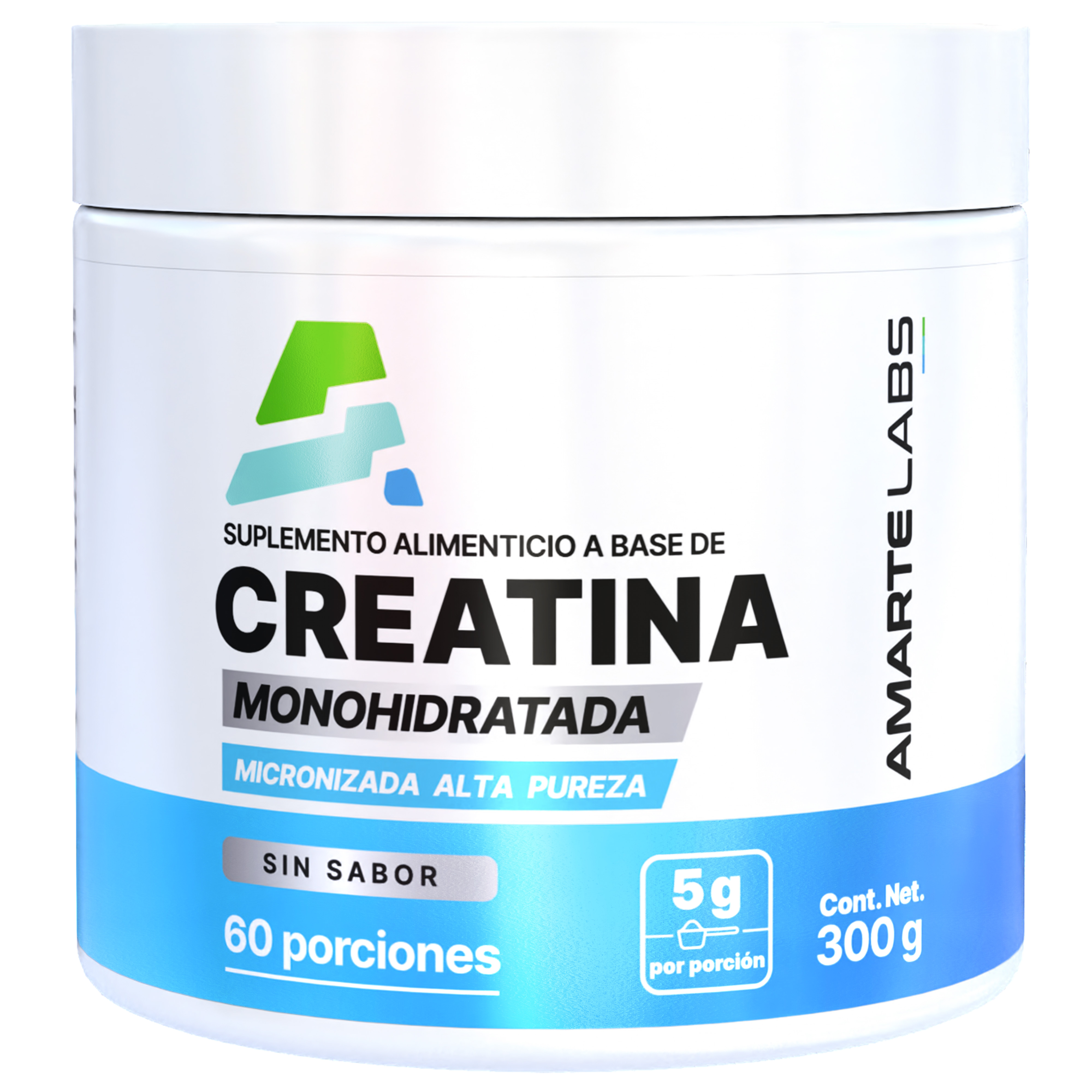 Foto 2 pulgar | Suplemento Amarte Labs Creatina Monohidratada Alta Pureza 300 gr