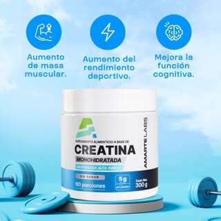 Foto 3 | Suplemento Amarte Labs Creatina Monohidratada Alta Pureza 300 gr