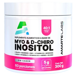 Foto 1 | Suplemento Alimenticio Amarte Labs Myo & D-Chiro Inositol sin Sabor 300 gr