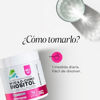 Foto 7 | Suplemento Myo & D-Chiro Inositol Amarte Labs Sin Sabor 300 gr