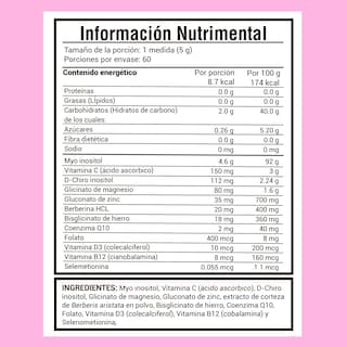 Foto 8 | Suplemento Myo & D-Chiro Inositol Amarte Labs Sin Sabor 300 gr