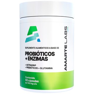 Foto 1 | Suplemento Alimenticio Probioticos + Enzimas Amarte Labs 60 Cápsulas