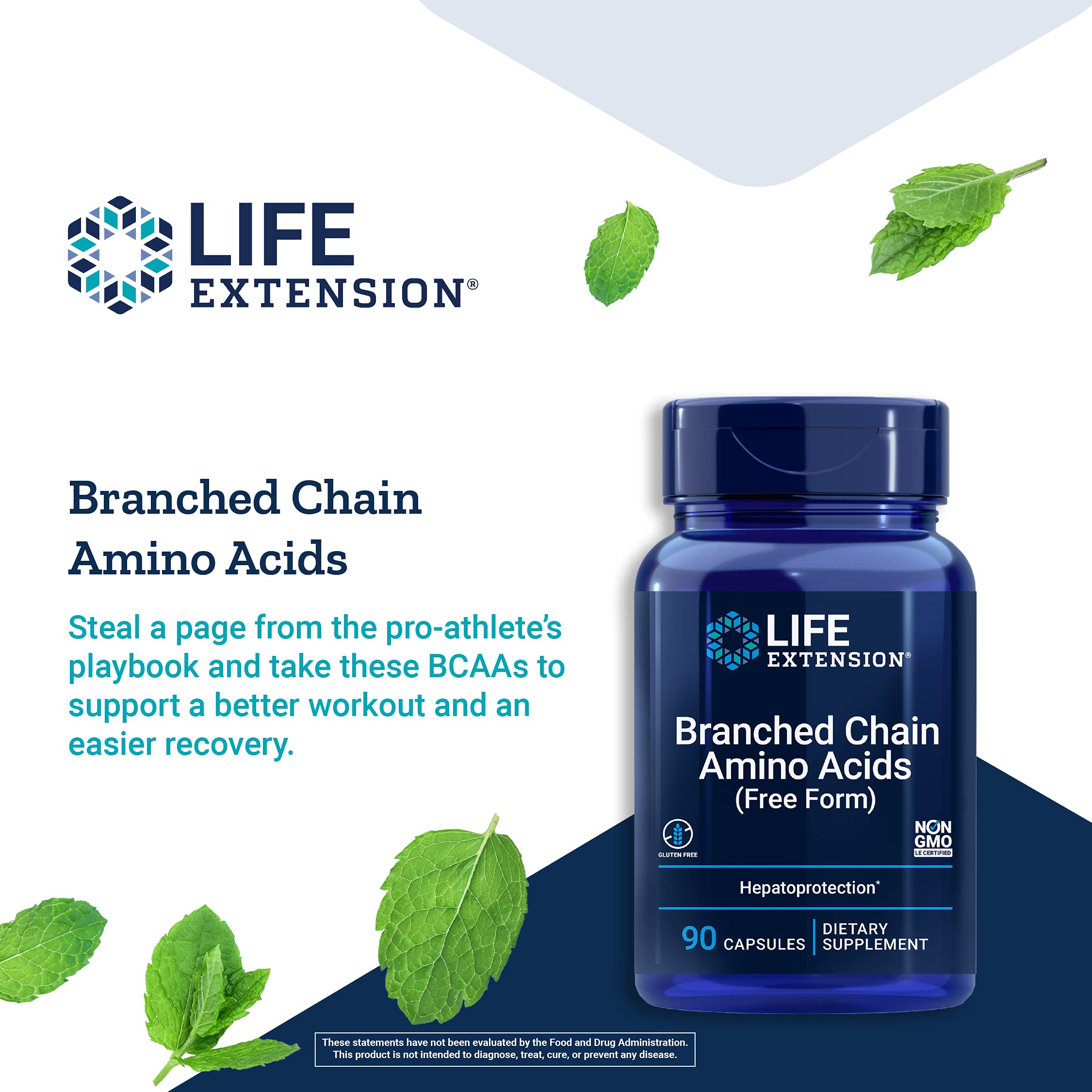 Foto 4 pulgar | Suplemento Life Extension Bcaa 90 Cápsulas Para La Recuperación Muscular - Venta Internacional.
