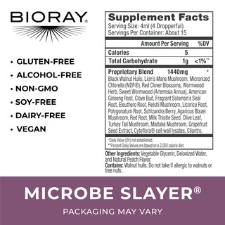 Foto 2 | El Suplemento Bioray Daily Microbe Slayer 60 Ml Promueve El Equilibrio - Venta Internacional.