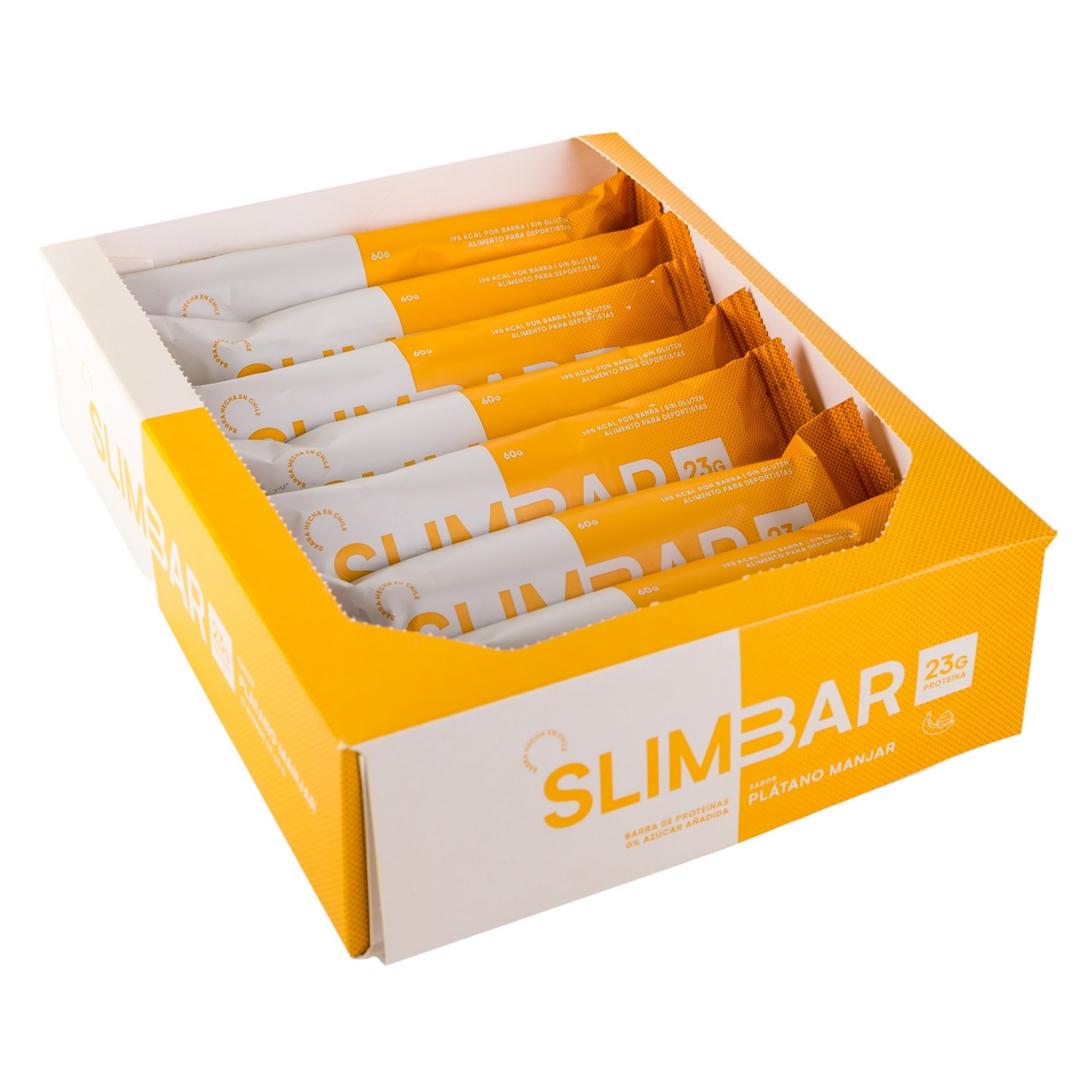 Foto 2 pulgar | Barritas Proteicas Slimba Platano Manjar Flavor 23,5 G De Proteína X12 - Venta Internacional.