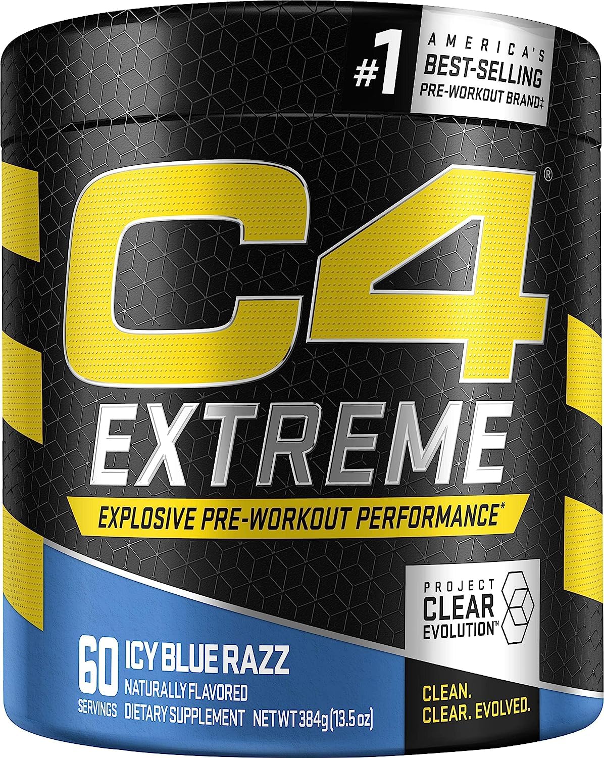 Foto 1 | Polvo Para Antes Del Entrenamiento Cellucor C4 Extreme Icy Blue Razz 60 Serv - Venta Internacional.