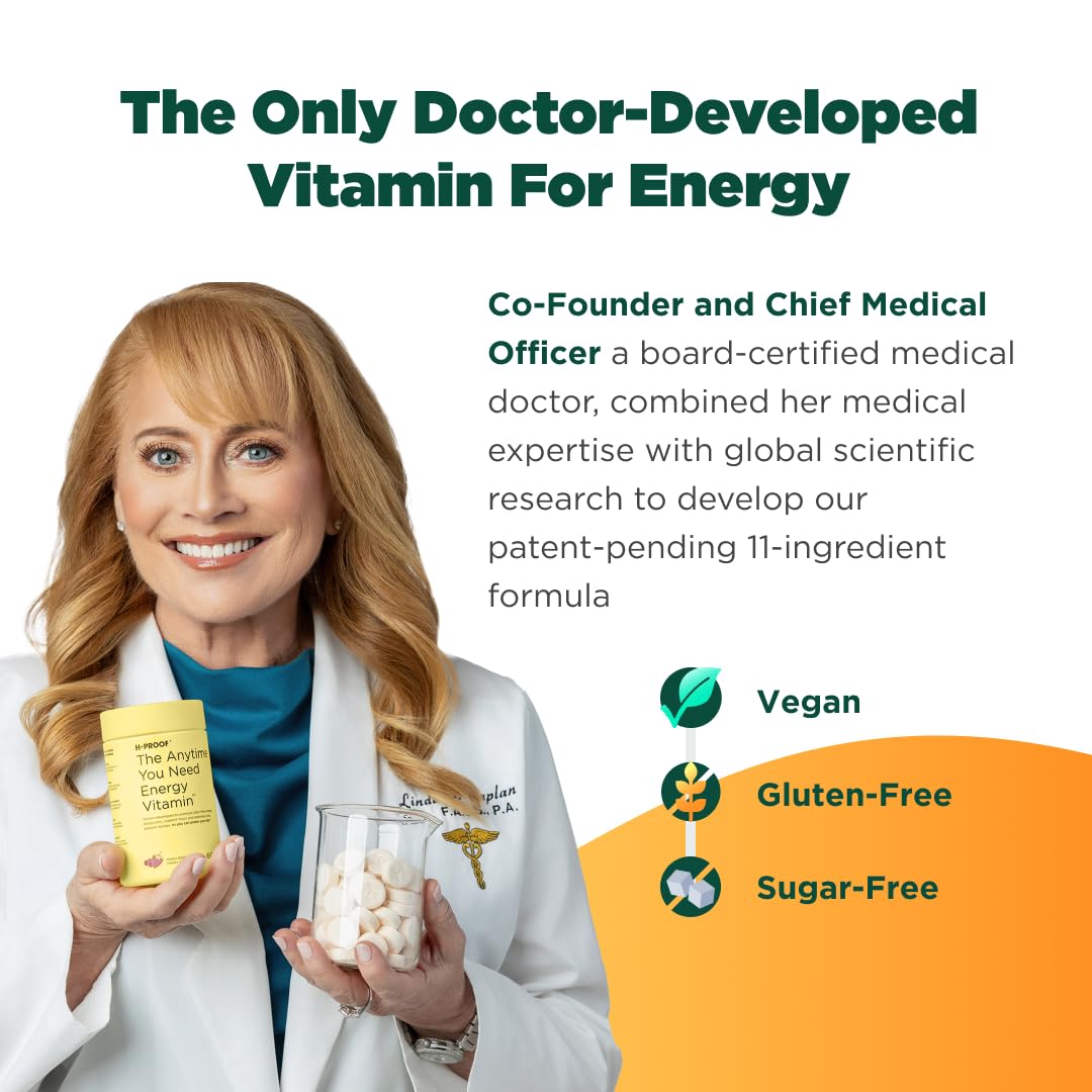 Foto 3 | Vitamina H A Prueba De Energía, Masticable En Cualquier Momento Que Necesites, Energy 60 - Venta Internacional.