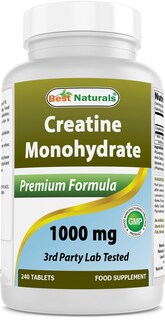Foto 1 | Suplemento Best Naturals de Monohidrato de Creatina 1000 mg 240 Comprimidos - Venta Internacional