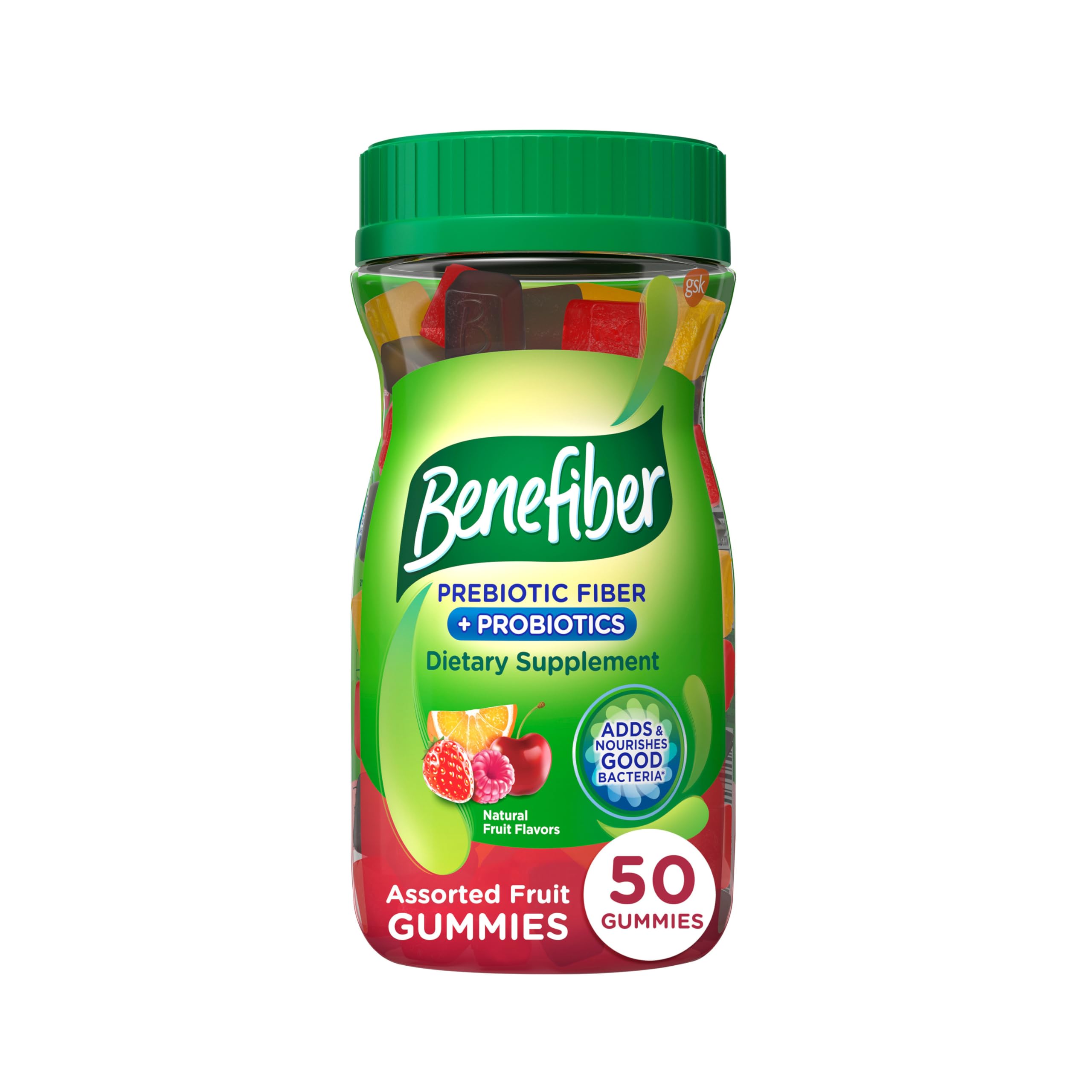 Suplemento en Gomitas de Fibra Prebiótica Benefiber con Probióticos 50 Unidades -  Venta Internacional