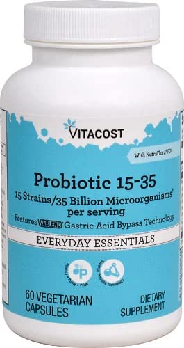 Foto 1 | Suplemento Probiótico Vitacost 15-35 35 Mil Millones De Cfu 60 Cápsulas - Venta Internacional.
