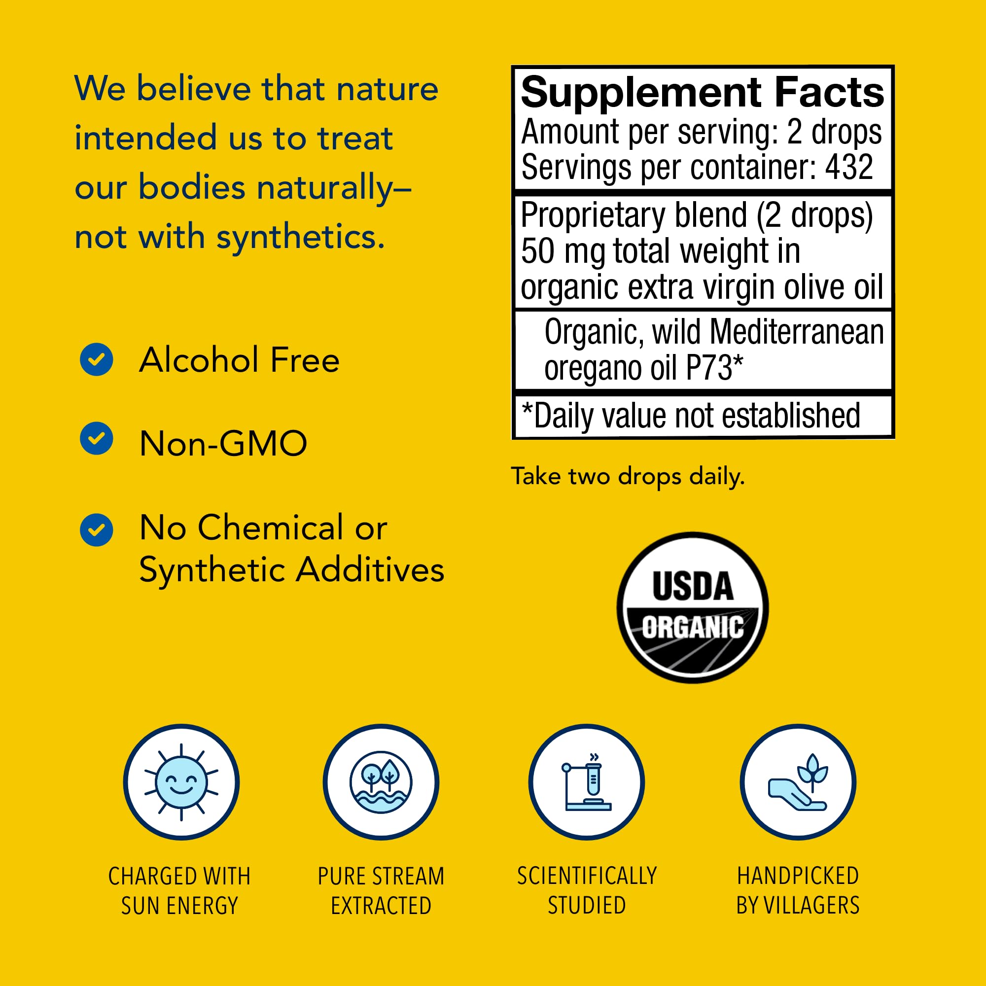 Foto 5 pulgar | Suplemento North American Herb & Spice De Orégano Superfuerte P73, 30 Ml - Venta Internacional.