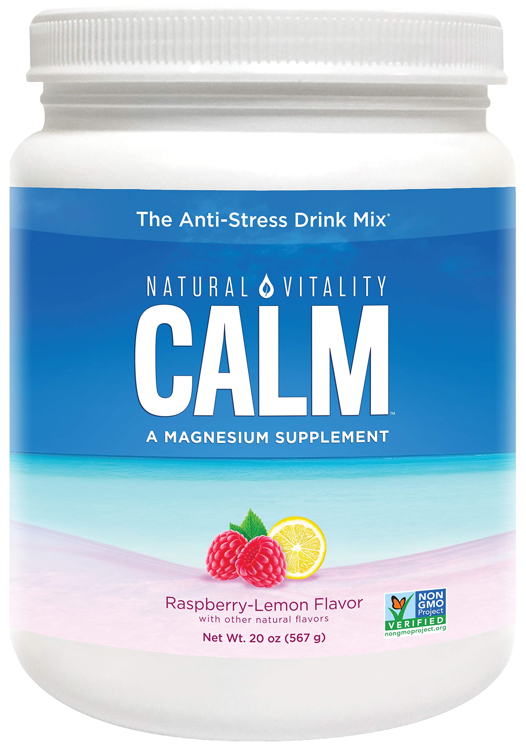 Foto 2 pulgar | Suplemento Natural Vitality Calm Magnesio Frambuesa Limón 600 Ml - Venta Internacional.