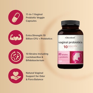 Foto 3 | Probióticos Vaginales Natubell 10 Mil Millones De Cfu 120 Cápsulas - Venta Internacional.
