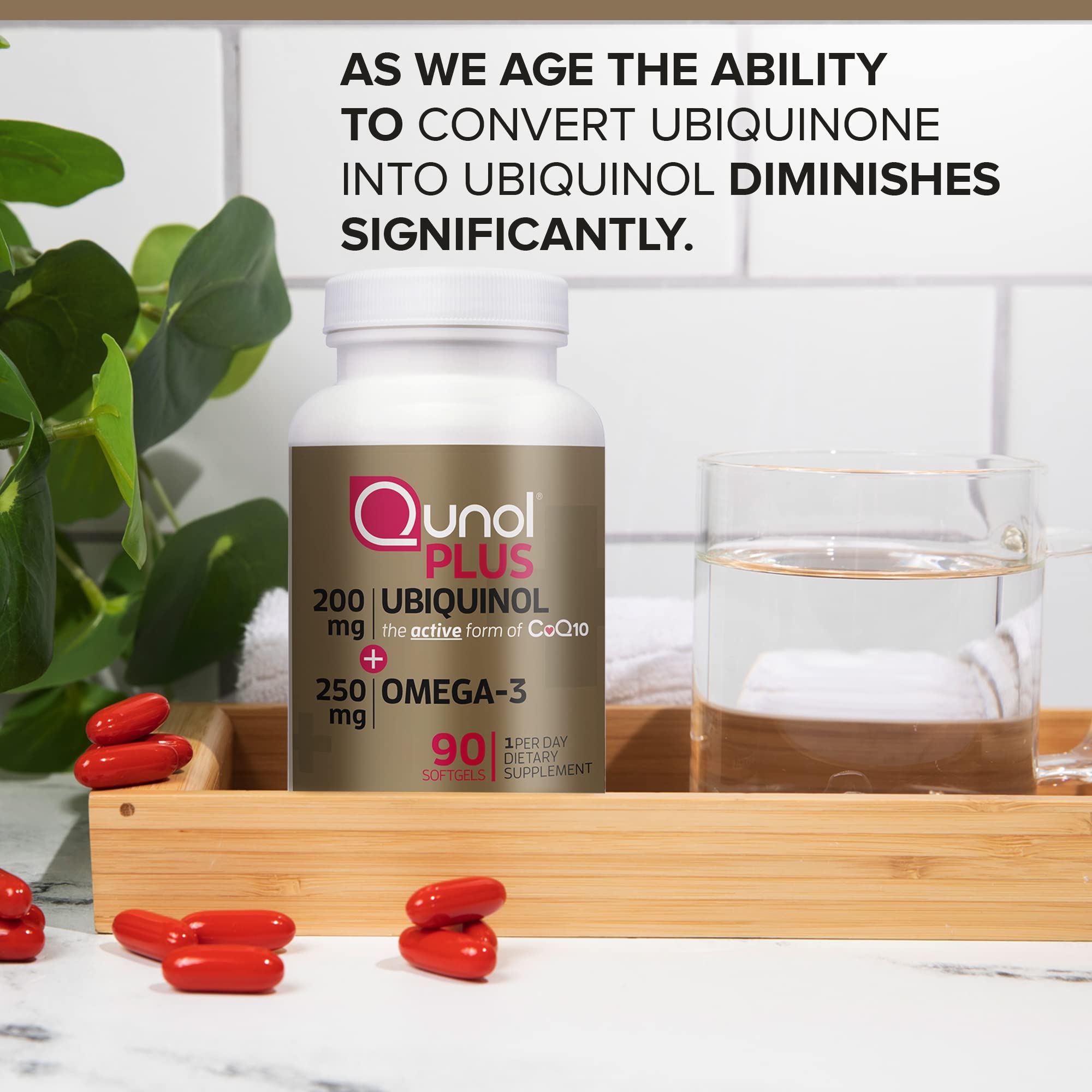 Foto 4 pulgar | Suplemento Qunol Plus Ubiquinol Coq10 200 Mg Con 250 Mg De Omega-3 - Venta Internacional.