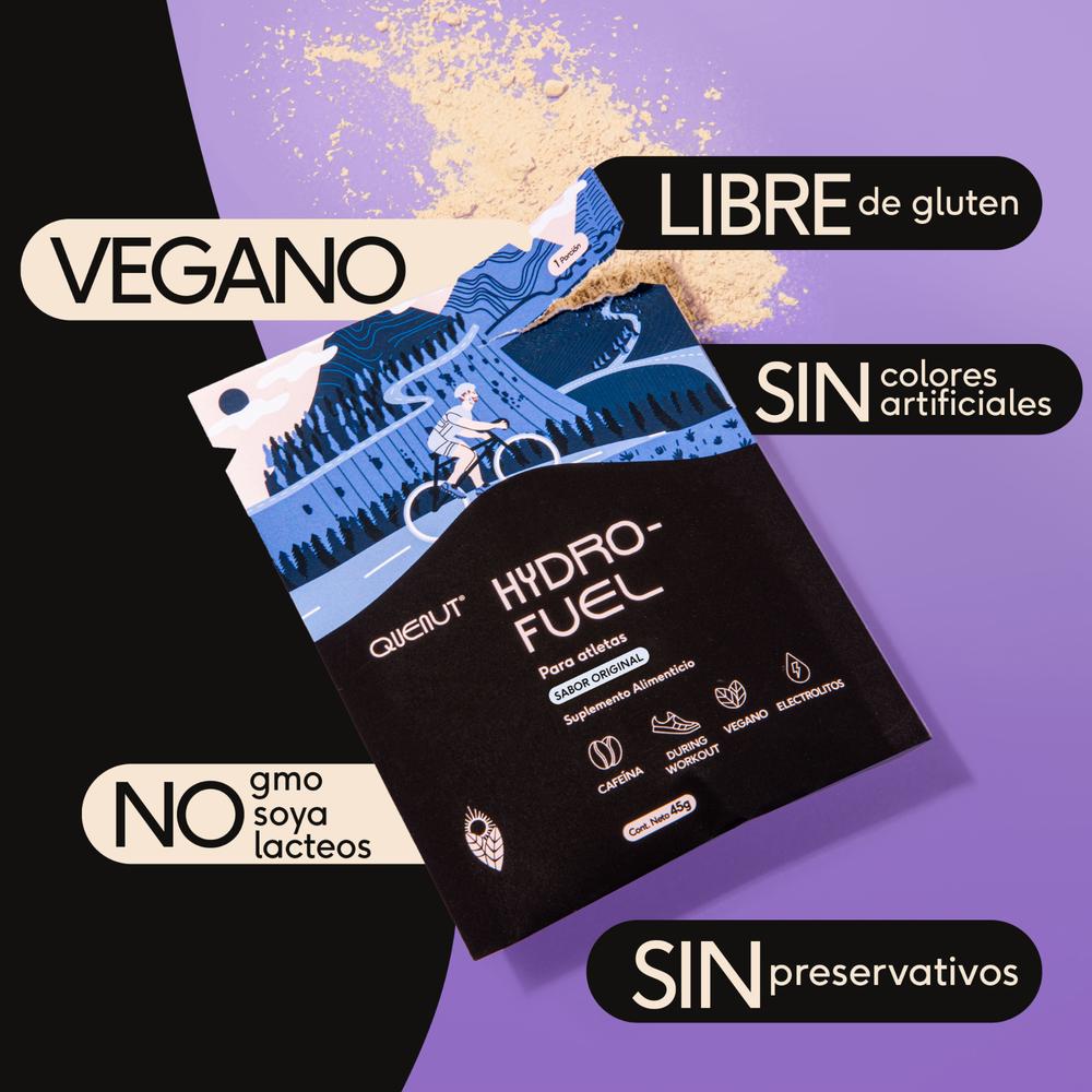 Foto 4 pulgar | Carbohidratos Electrolitos Y Cafeína 675 G Original Hydro-fuel Quenut