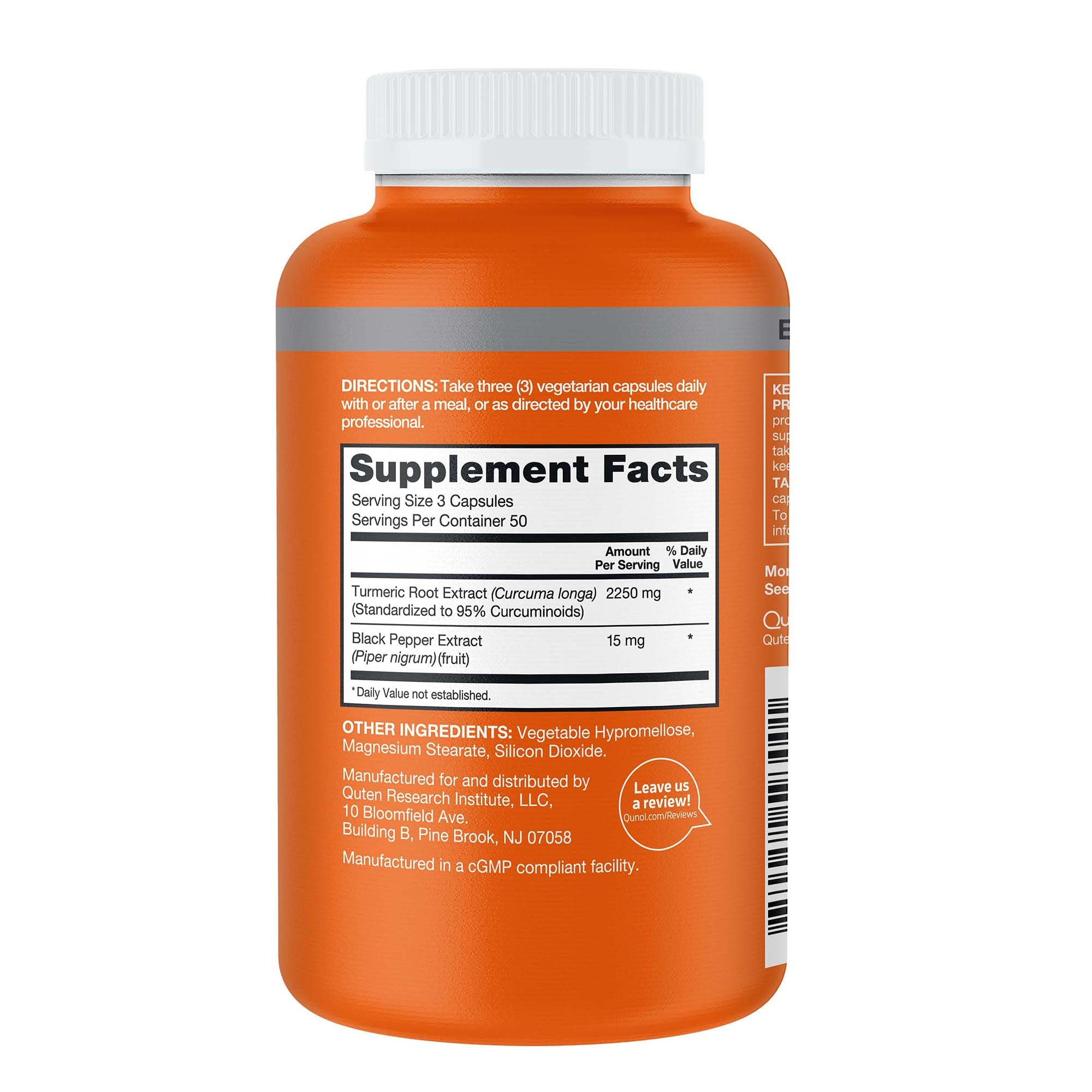 Foto 4 pulgar | Suplemento De Curcumina De Cúrcuma Qunol 2250 Mg Con Pimienta Negra - Venta Internacional.