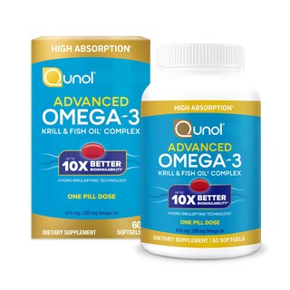 Foto 1 | Suplemento Qunol Advanced Omega 3 De Aceite De Krill Y Pescado, 60 Unidades - Venta Internacional.