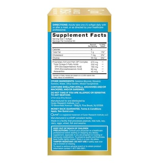 Foto 6 | Suplemento Qunol Advanced Omega 3 De Aceite De Krill Y Pescado, 60 Unidades - Venta Internacional.