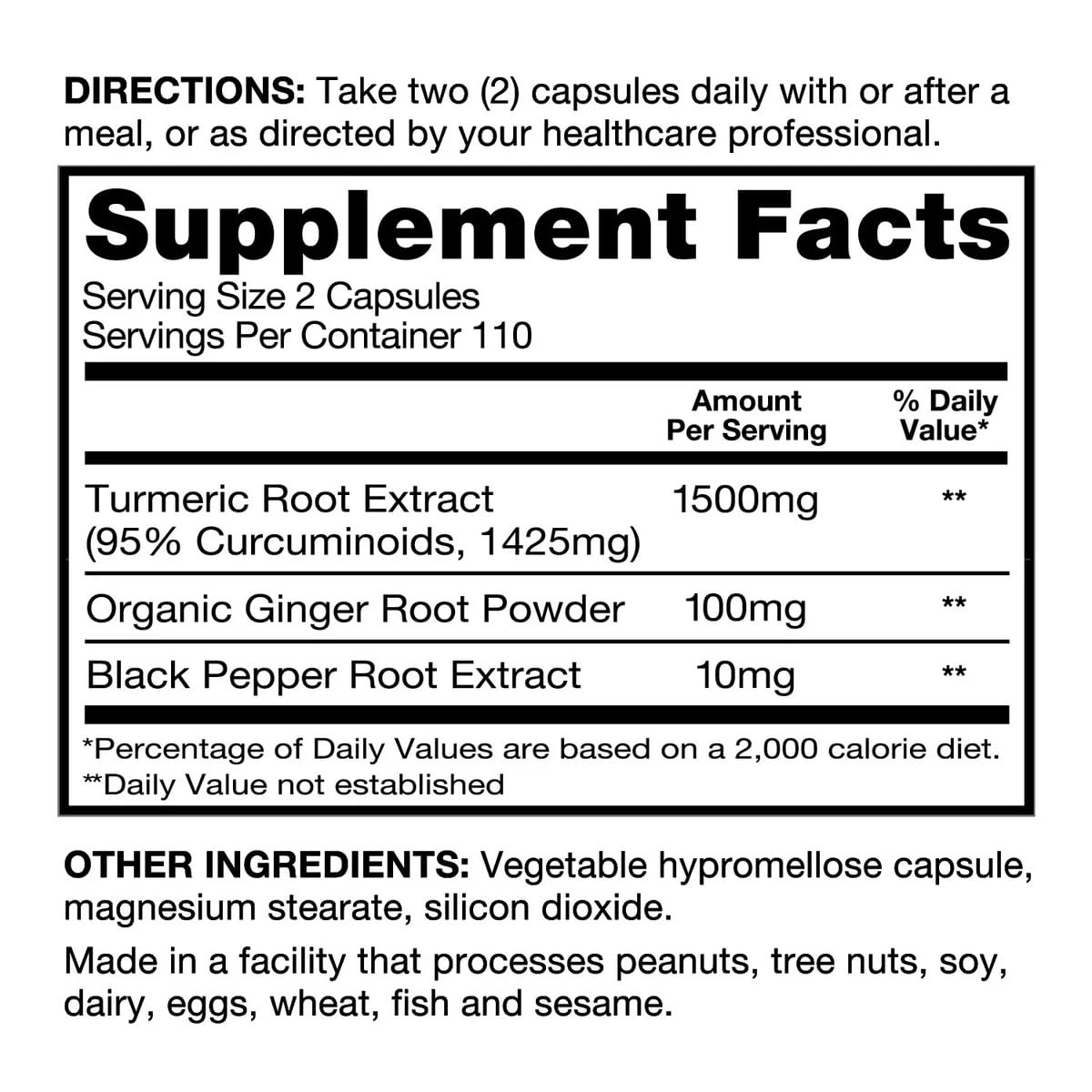 Foto 5 pulgar | Suplemento De Cúrcuma Qunol 1500 Mg 220 Cápsulas - Venta Internacional.