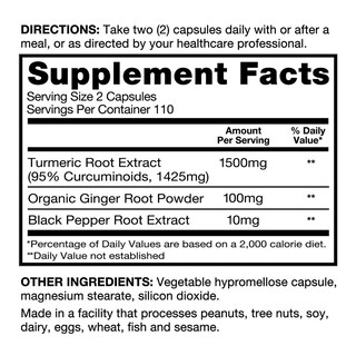 Foto 4 | Suplemento De Cúrcuma Qunol 1500 Mg 220 Cápsulas - Venta Internacional.
