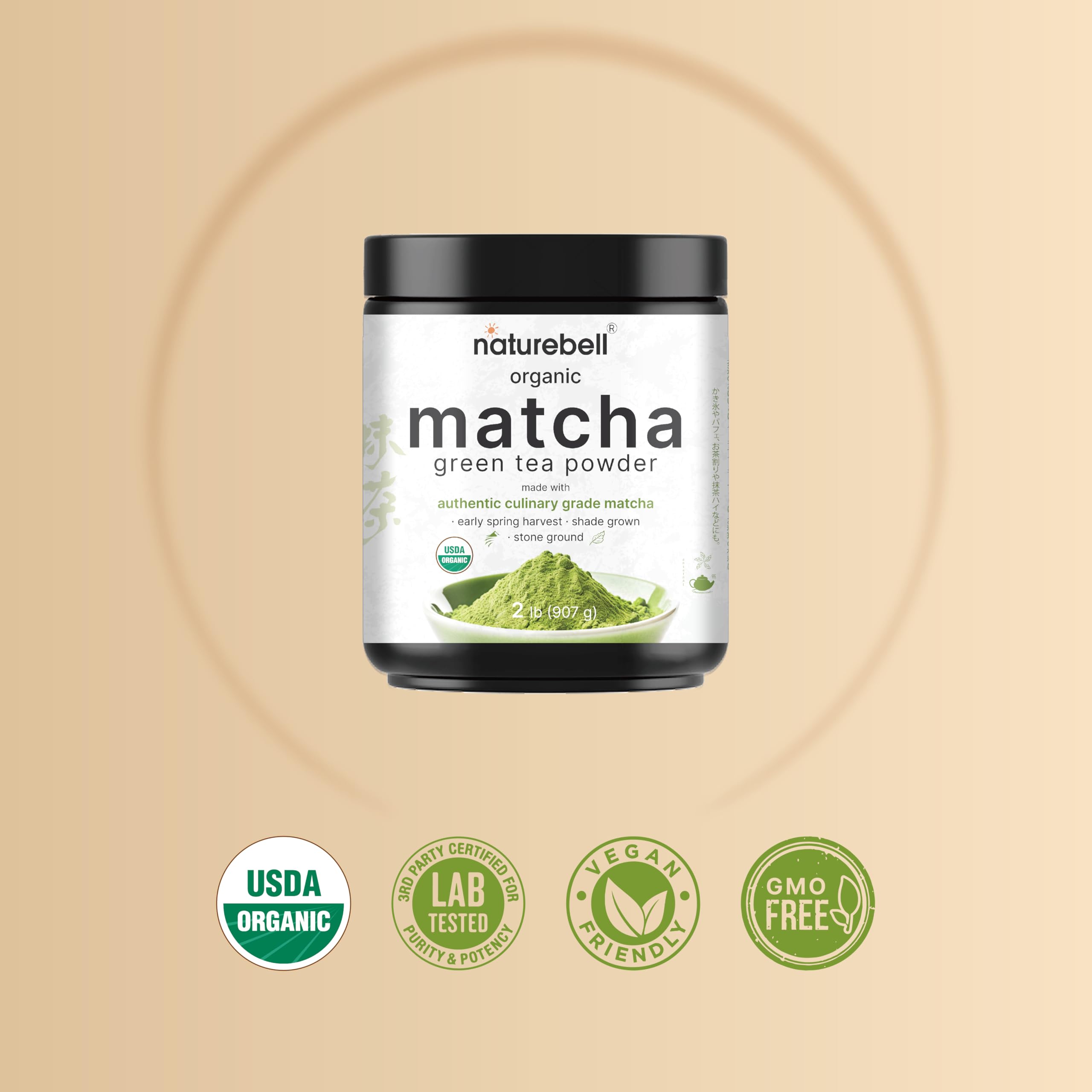 Foto 3 | Té Verde Matcha En Polvo Natubell, 1 Kg, De Grado Culinario - Venta Internacional.