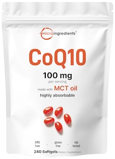 Foto 1 | Suplemento: Microingredientes (coq10, 100 Mg, 240 Cápsulas Blandas) - Venta Internacional.
