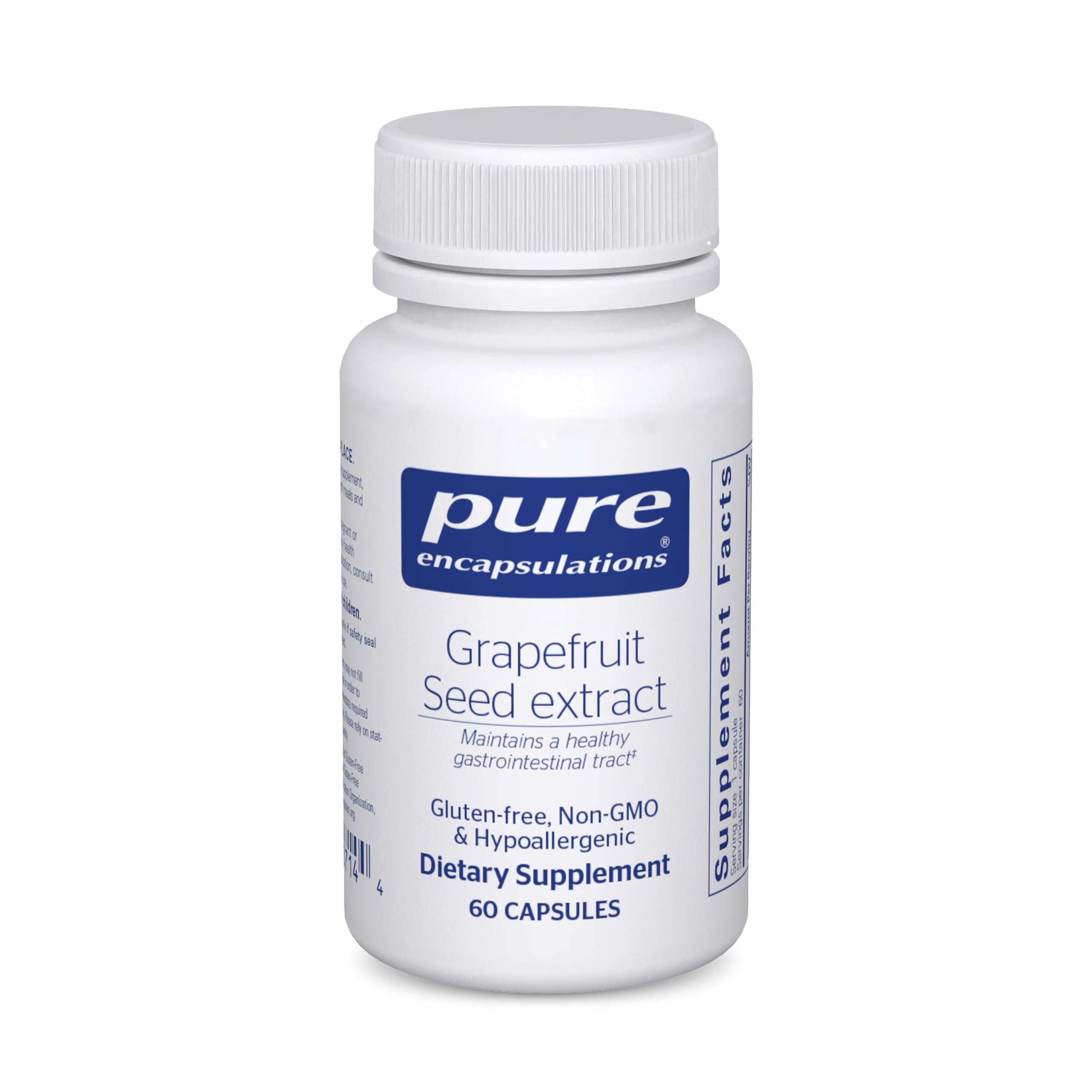 Foto 2 pulgar | Extracto De Semilla De Pomelo Supplement Pure Encapsulations 60 Cápsulas - Venta Internacional.