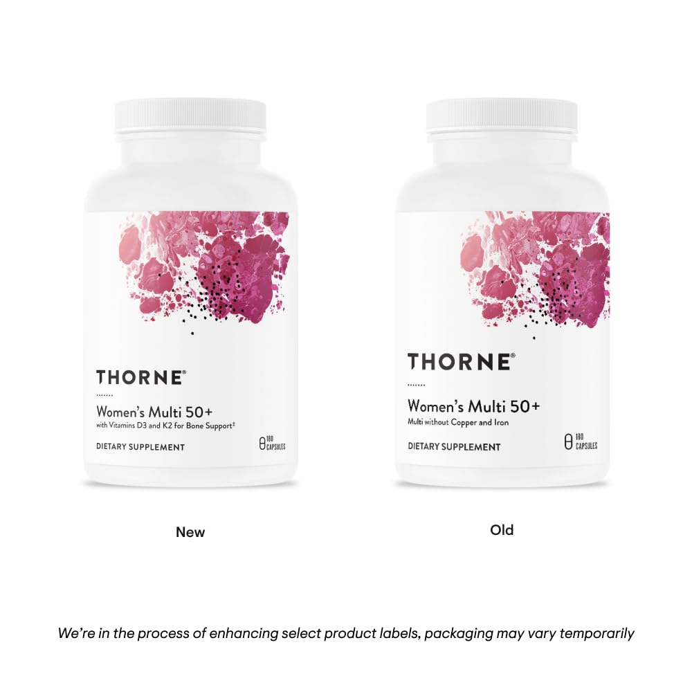 Foto 4 | Multivitamínico Thorne Multi 50+ Para Mujer, 180 Cápsulas - Venta Internacional.