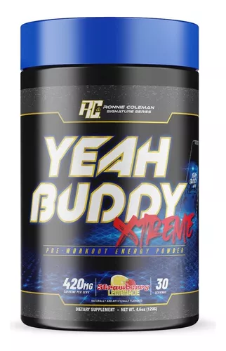 Foto 2 pulgar | Pre Entreno Yeah Buddy Xtreme Ronnie Coleman 30 Servicios Strawberry Lemonade