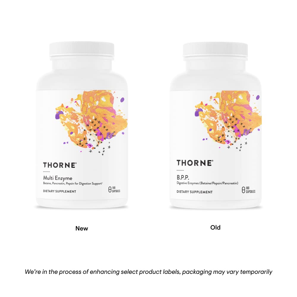 Foto 4 | Suplemento Thorne Multi Enzyme (anteriormente B.p.p.) 180 Cápsulas - Venta Internacional.