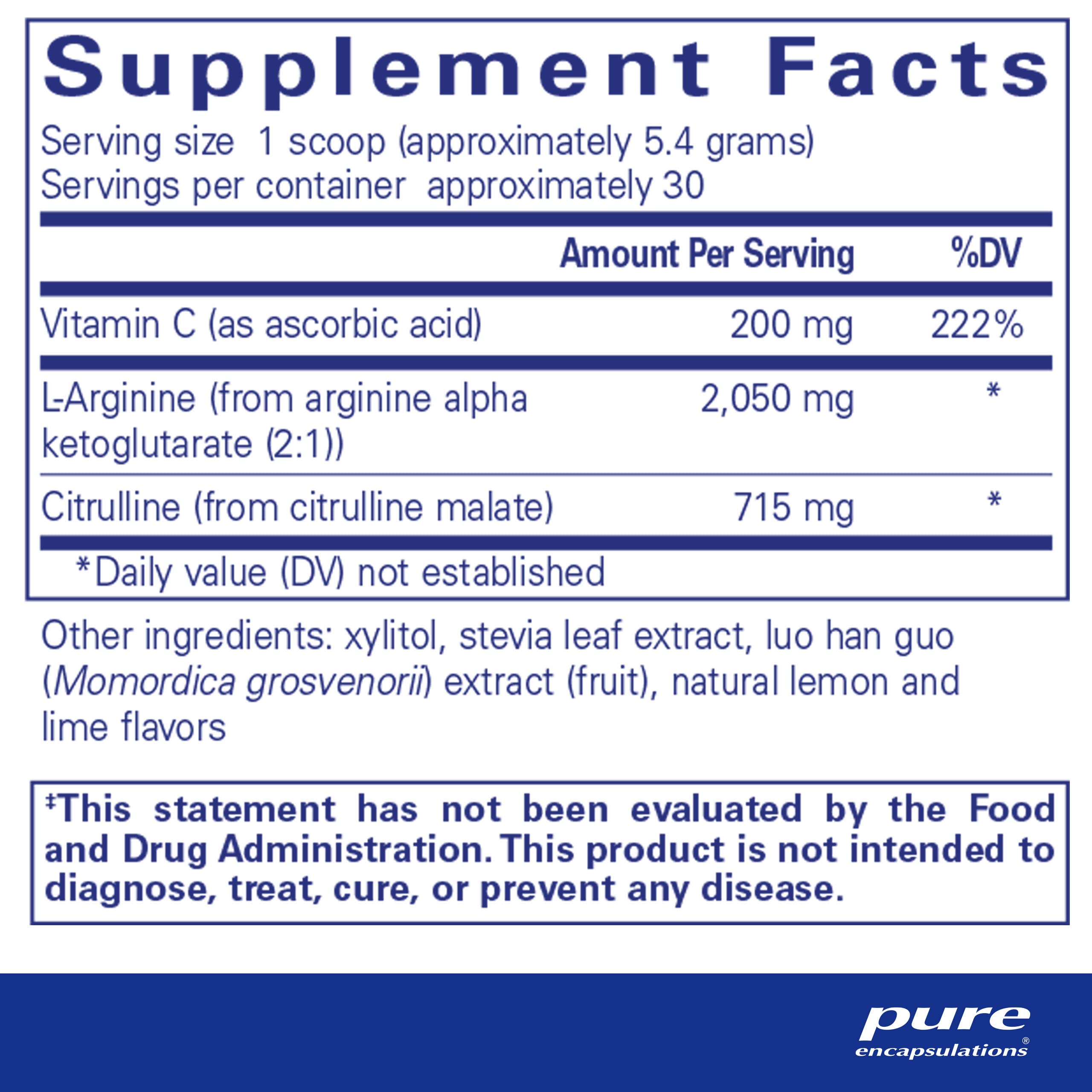 Foto 3 pulgar | Supplement Pure Encapsulations, Soporte De Óxido Nítrico, 170 Ml - Venta Internacional.