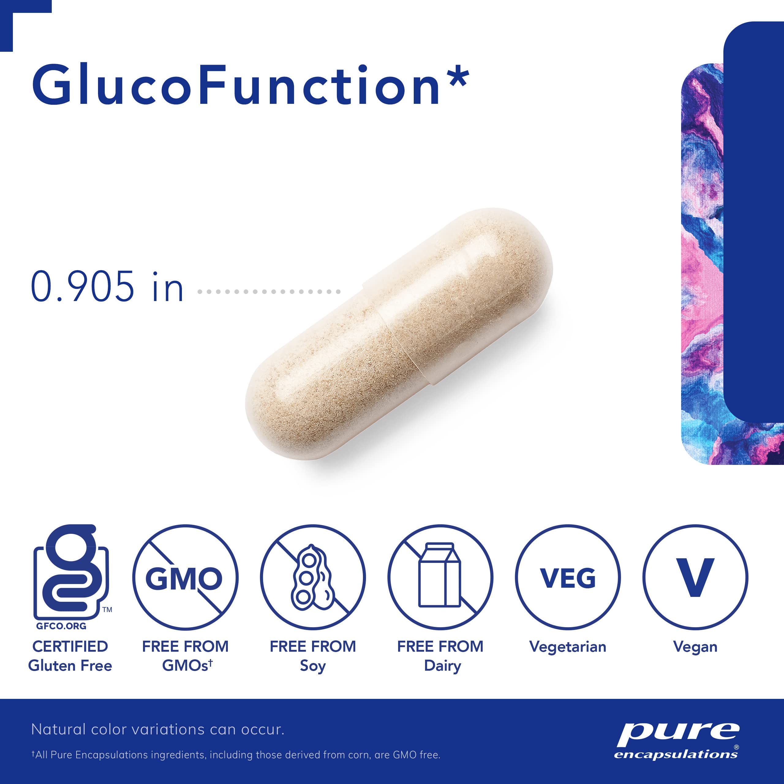 Foto 4 pulgar | Suplemento Pure Encapsulations Glucofunction 180 Cápsulas - Venta Internacional.