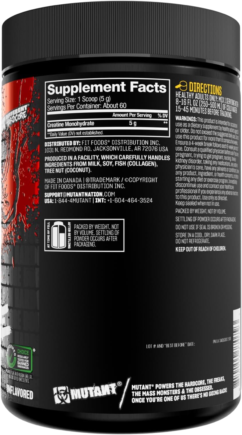 Foto 3 pulgar | Suplemento Mutant Creatina 300gr