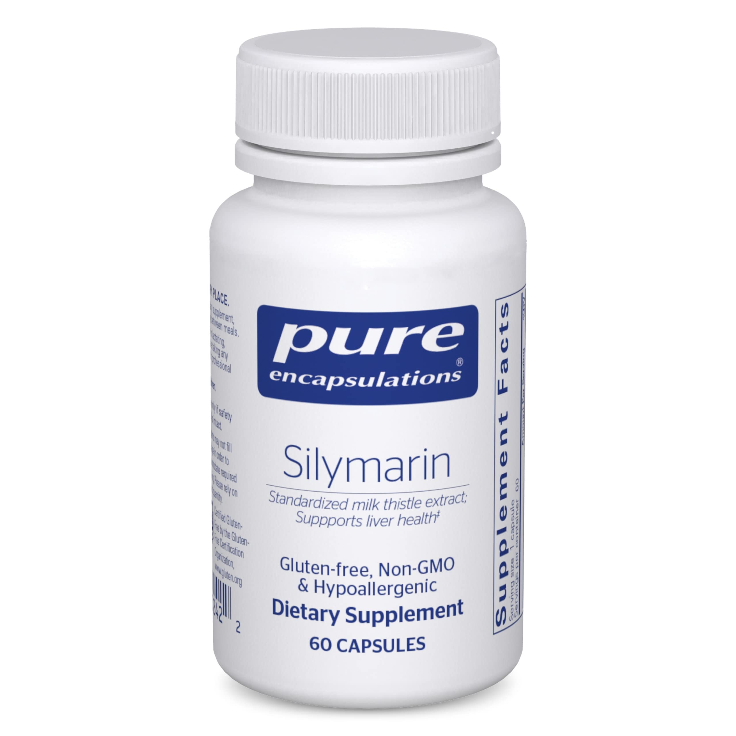 Foto 2 pulgar | Supplement Pure Encapsulations Silymarin 250 Mg De Cardo Mariano - Venta Internacional.