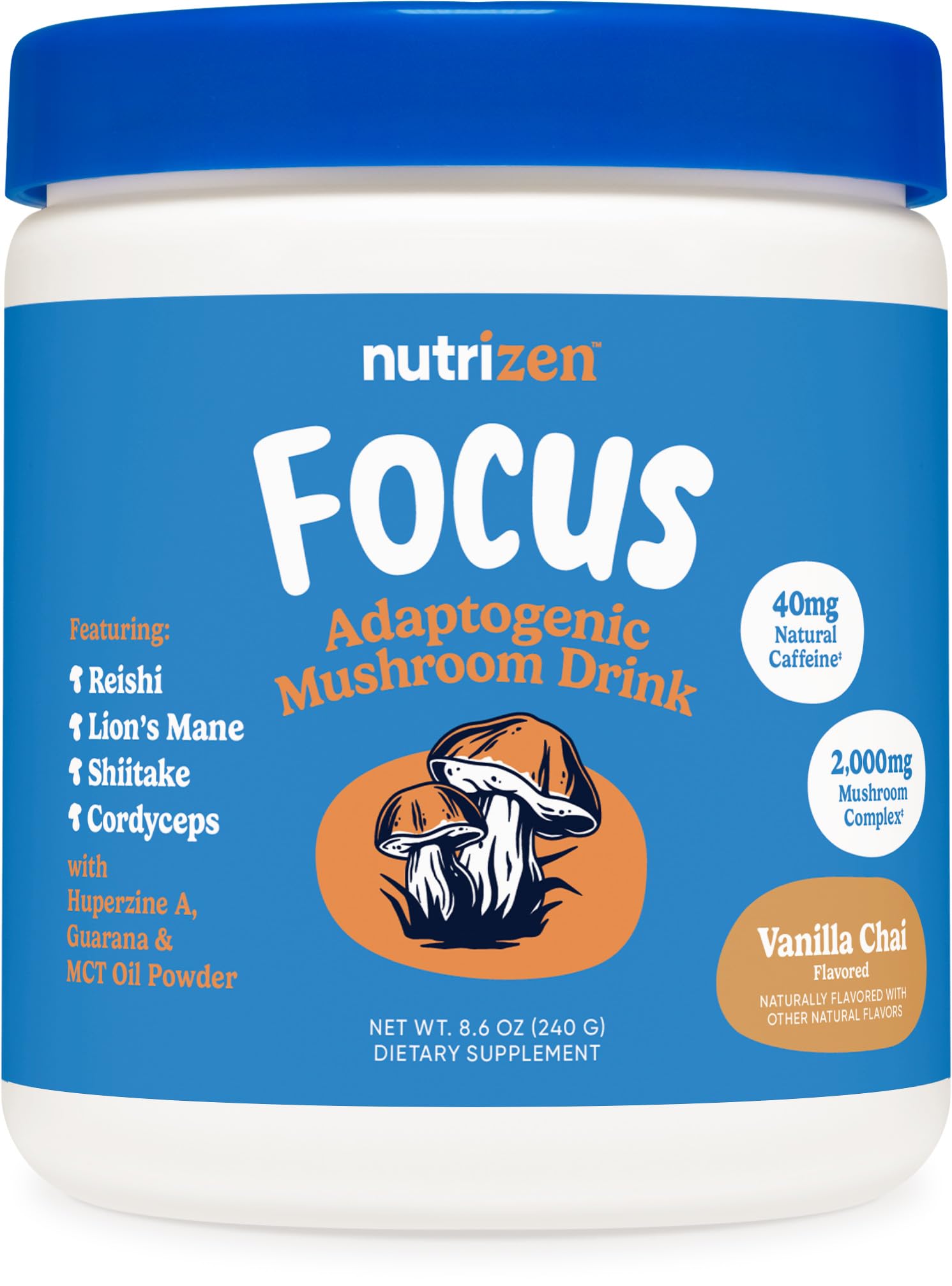 Beba Nutricost Nutrizen Am Focus: Hongo Adaptógeno - Venta Internacional.