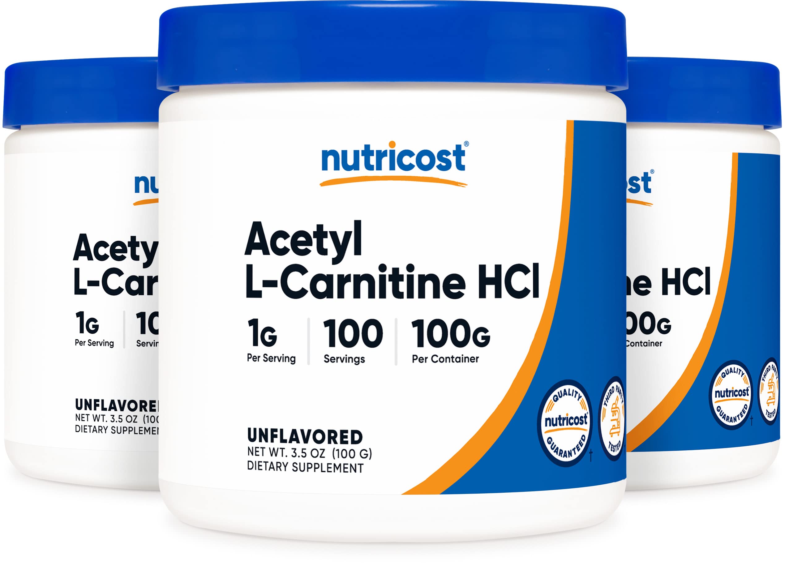 Foto 2 pulgar | Suplemento Nutricost Acetil L-carnitina 1000 Mg 100 Porciones - Venta Internacional.
