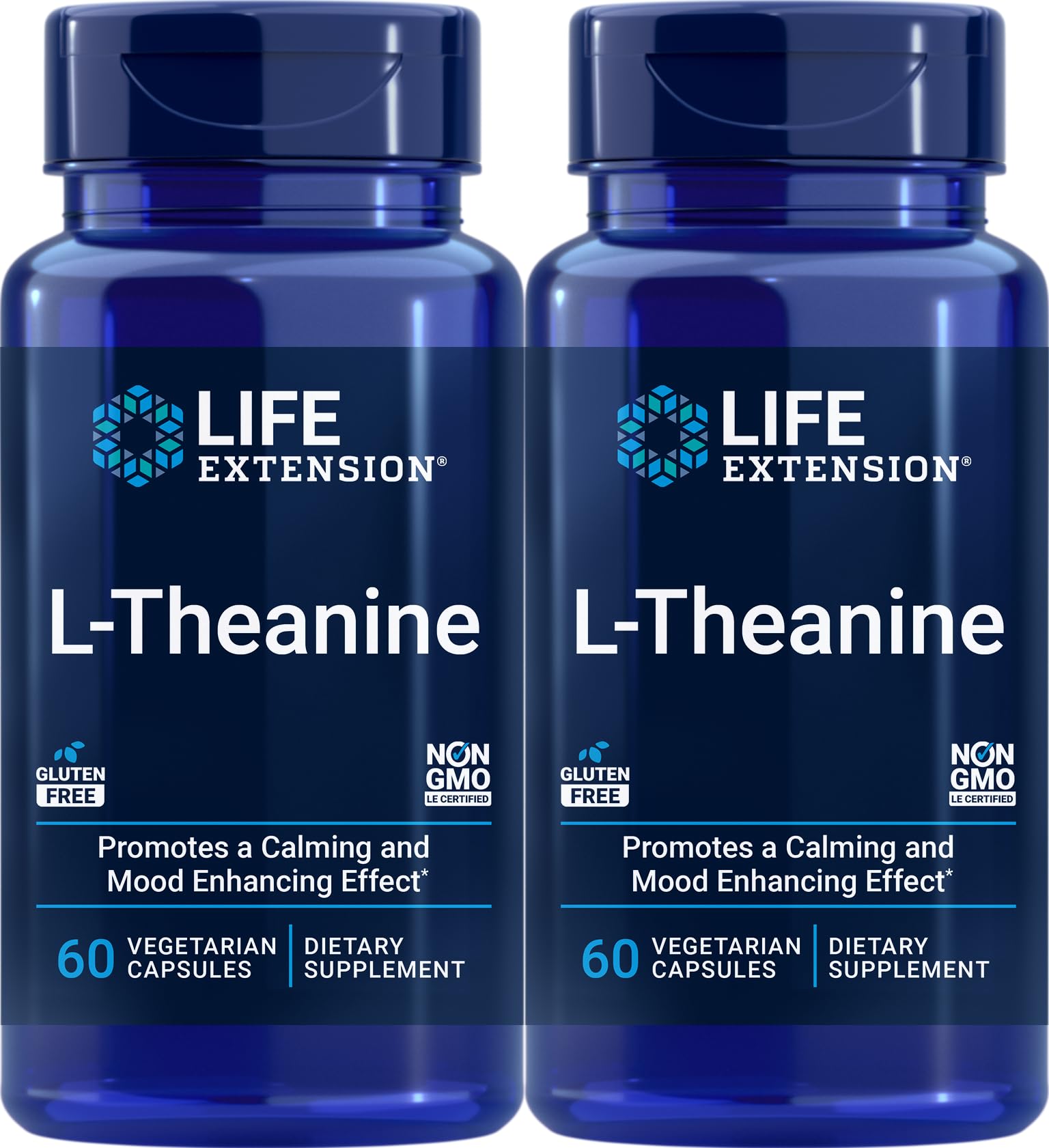 Foto 1 | Suplemento Life Extension L-teanina 60 Cápsulas X 2 - Venta Internacional.
