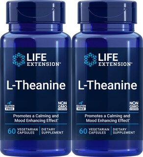 Foto 1 | Suplemento Life Extension L-teanina 60 Cápsulas X 2 - Venta Internacional.