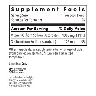 Foto 3 | Suplemento Del Grupo De Investigación De Alergias Micro Liposomal C 1000 Mg - Venta Internacional.