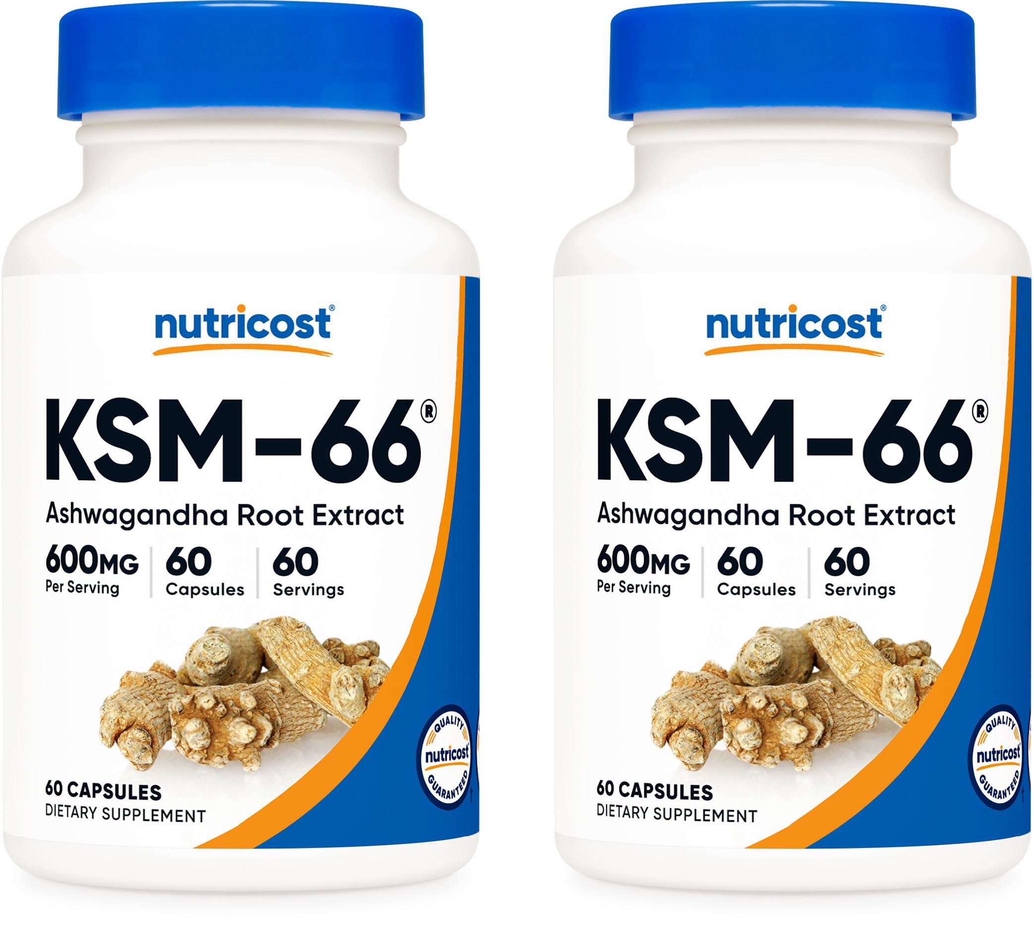 Foto 2 pulgar | Suplemento Nutricost Ksm-66 De Extracto De Raíz De Ashwagandha 600 Mg - Venta Internacional.