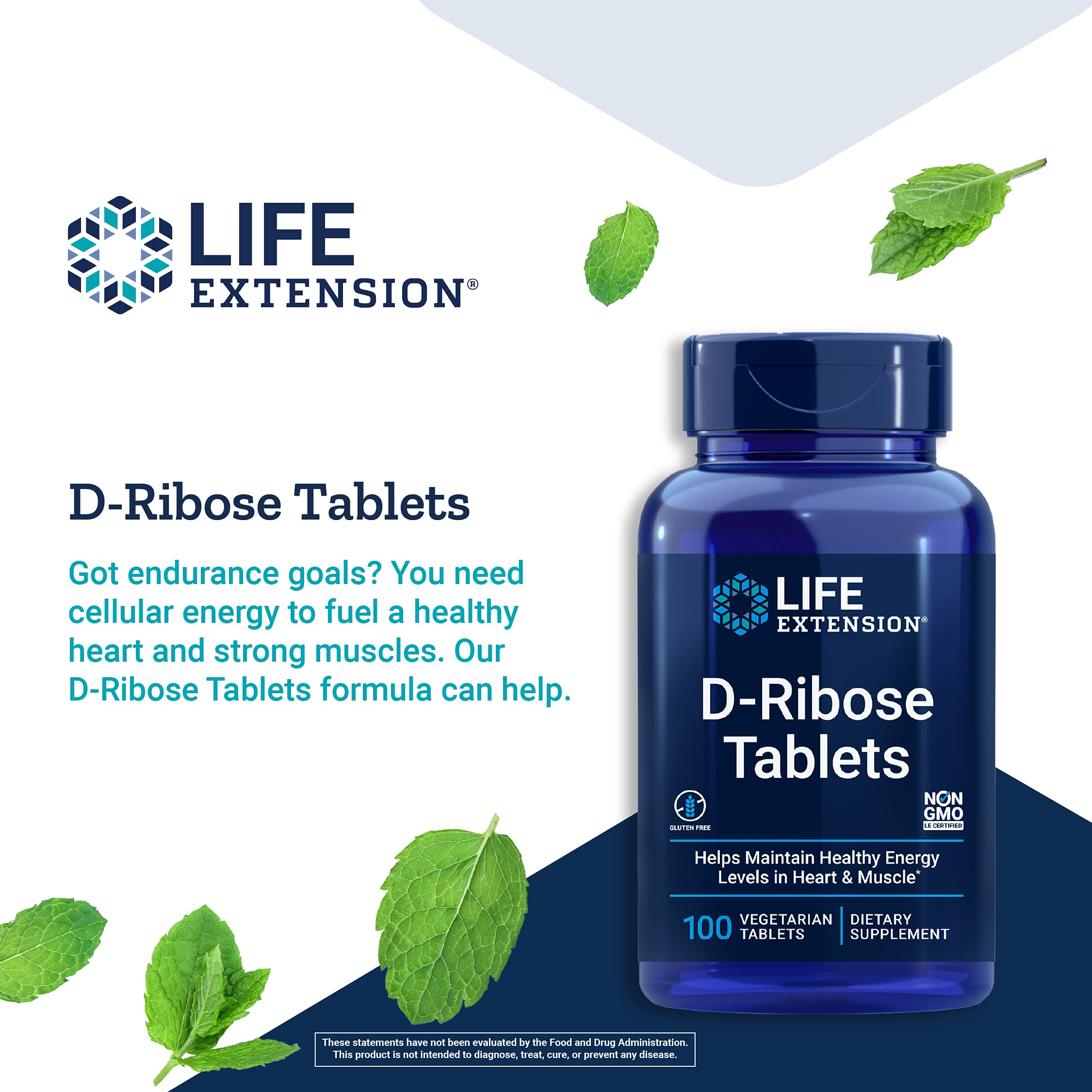 Foto 5 pulgar | Suplemento Life Extension, Tabletas De D-ribosa, 100 Tabletas - Venta Internacional.
