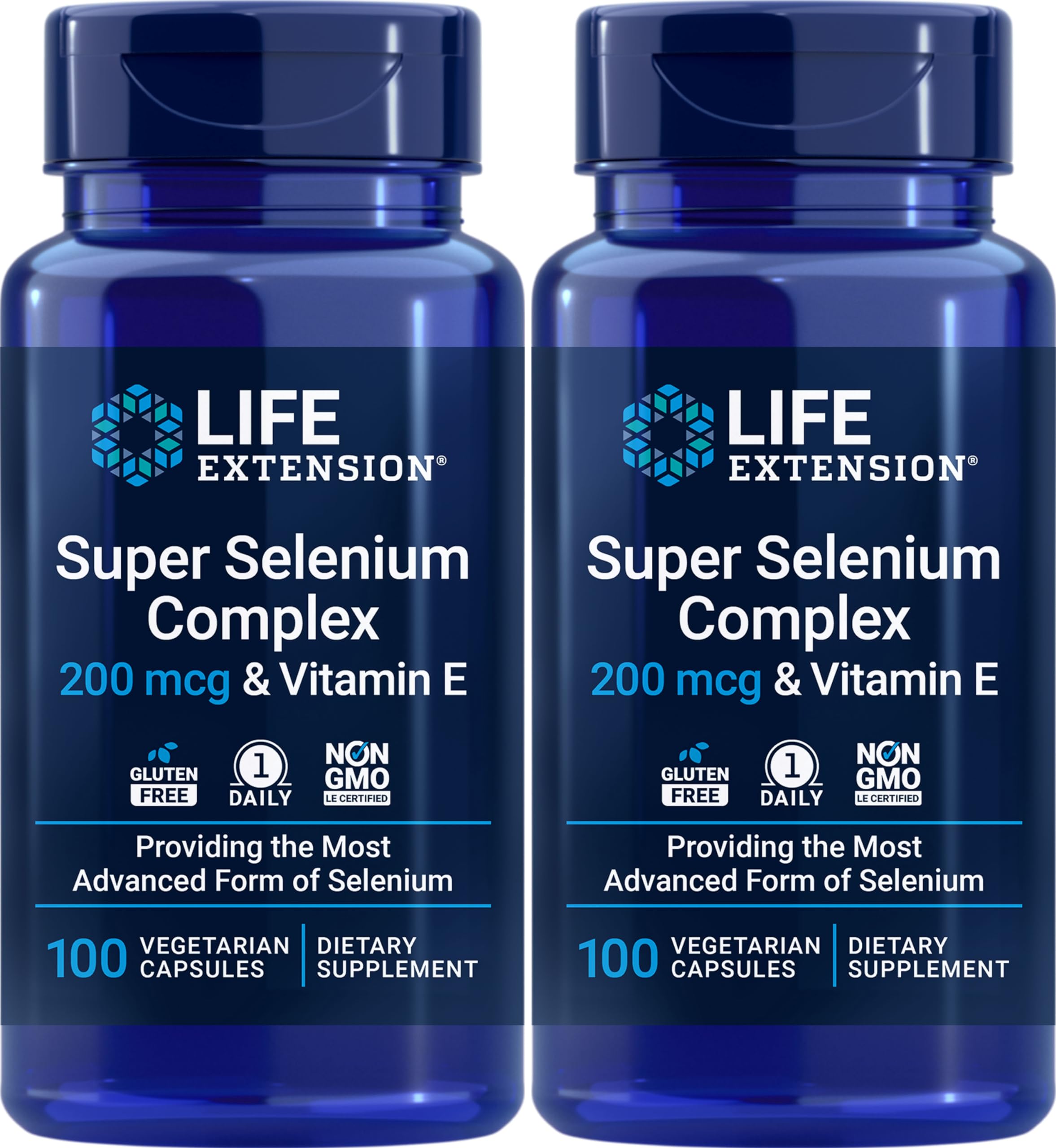 Foto 2 pulgar | Supplement Life Extension Super Selenium Complex 200 Mcg X 100 Cápsulas Vegetales (paquete De 2) - Venta Internacional.