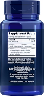 Foto 2 | Supplement Life Extension Super Selenium Complex 200 Mcg X 100 Cápsulas Vegetales (paquete De 2) - Venta Internacional.