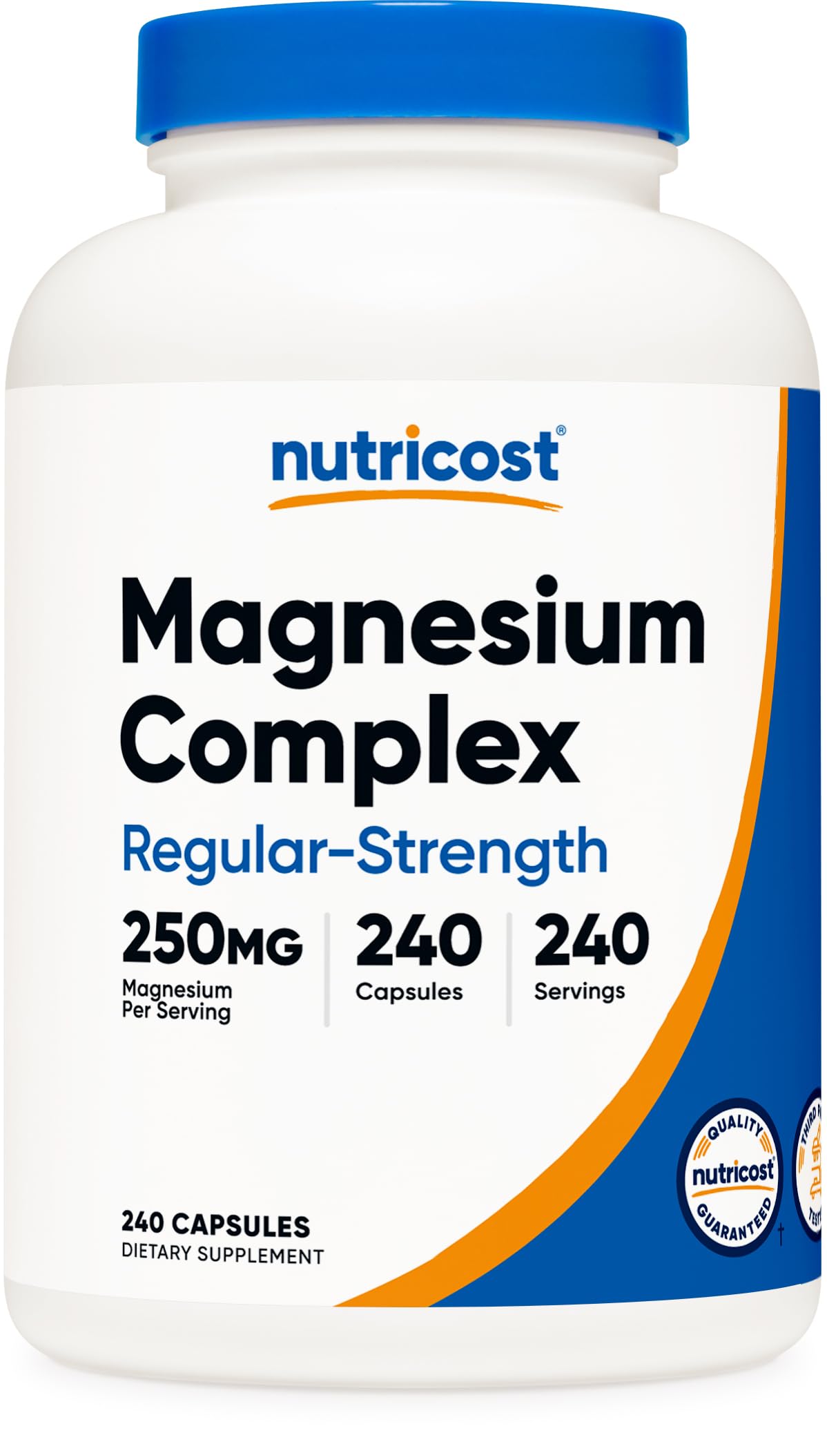 Foto 2 pulgar | Suplemento Nutricost Magnesium Complex 250 Mg 240 Cápsulas - Venta Internacional.