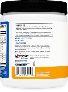 Foto 4 | Suplemento Previo Al Entrenamiento Nutricost Pre-workout Complex Powder - Venta Internacional.
