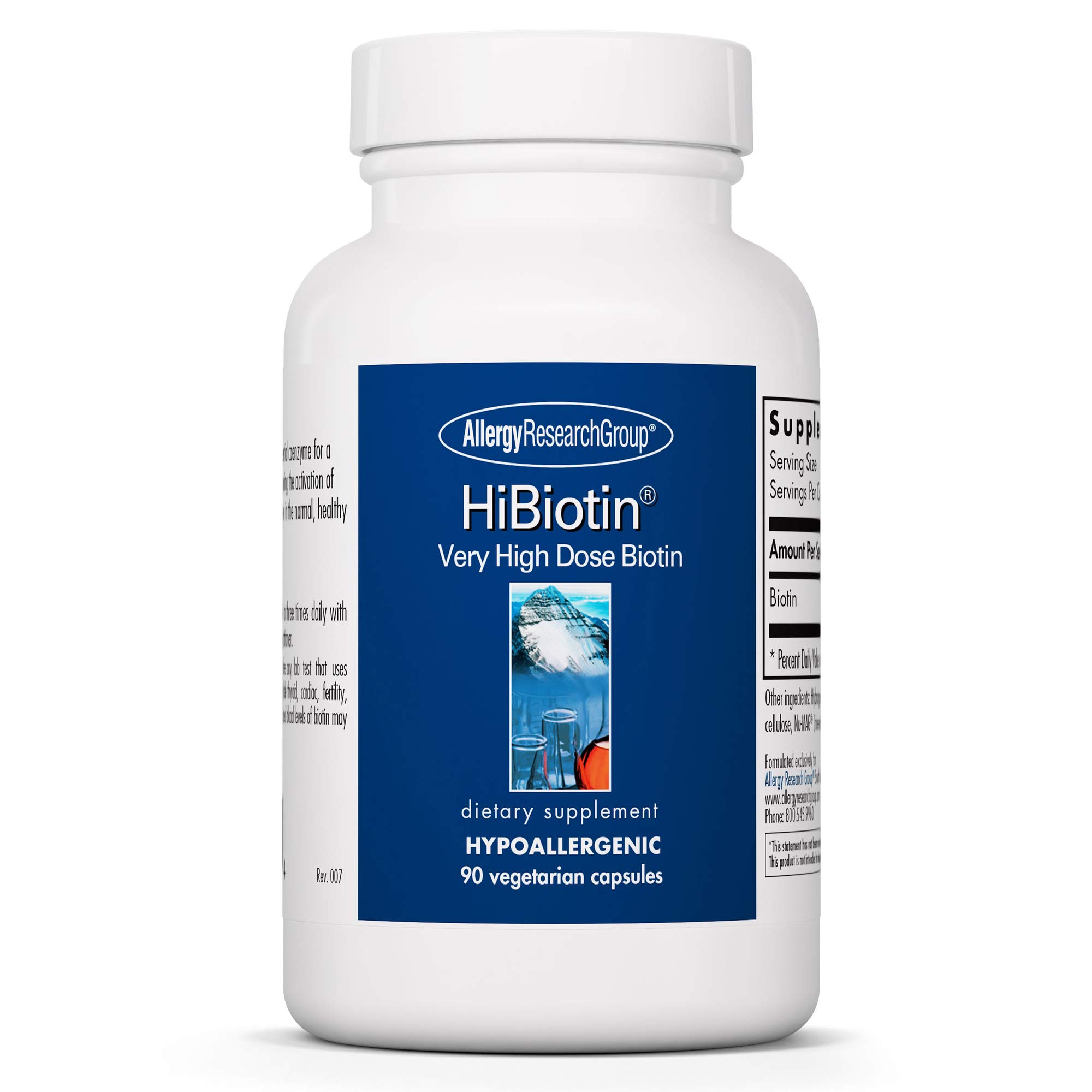 Foto 2 pulgar | Suplemento Del Grupo De Investigación De Alergias Hibiotin 100,000 Mcg 90c - Venta Internacional.