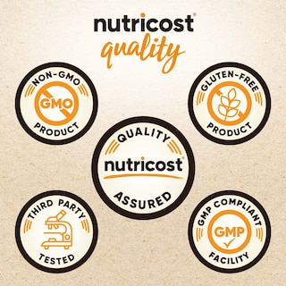 Foto 3 | Proteína En Polvo Nutricost, Clara De Huevo Orgánica, 240 Ml, 15 G/porción - Venta Internacional.