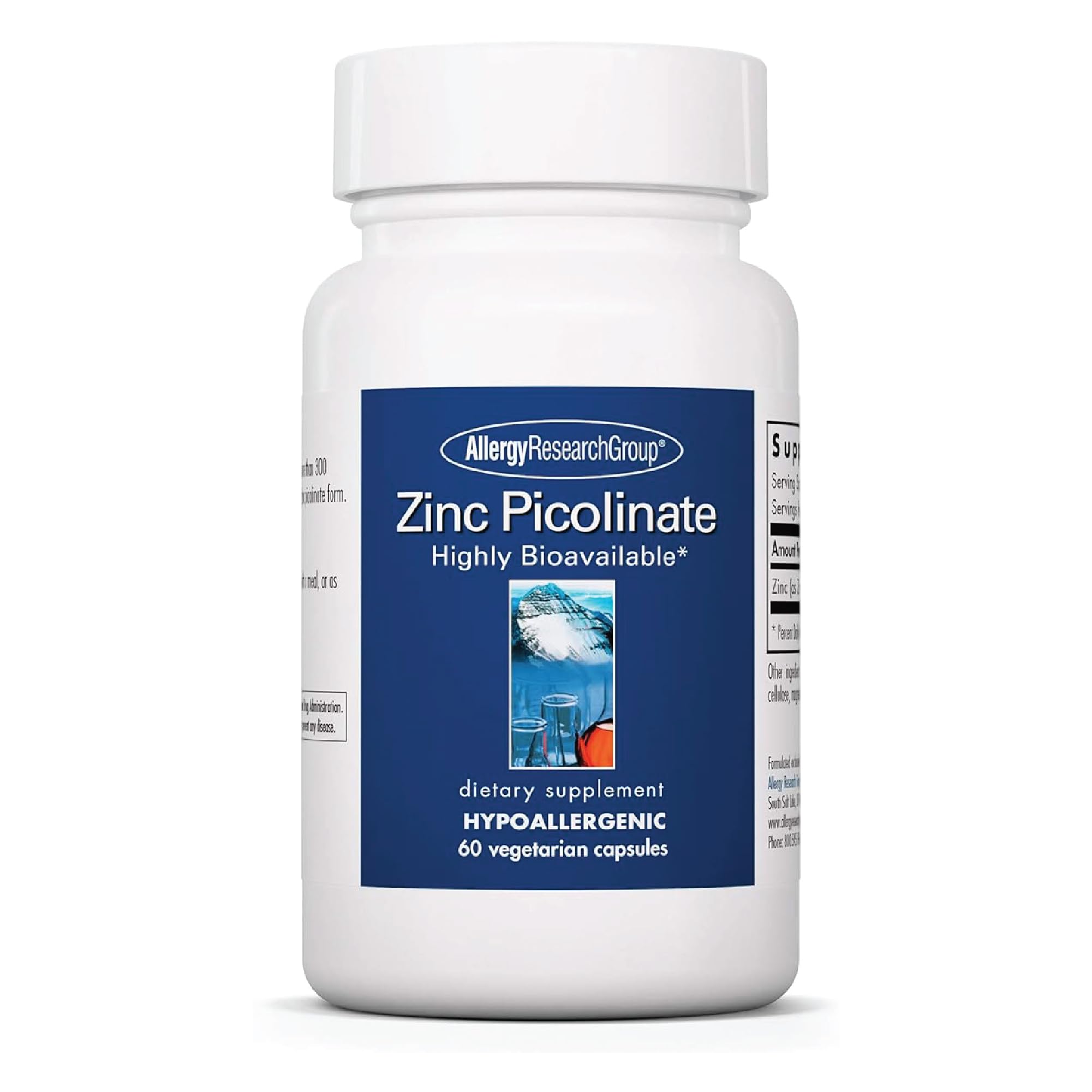 Foto 1 | Suplemento De Picolinato De Zinc Para Allergy Research Group, 60 Cápsulas - Venta Internacional.
